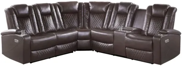 Orina 3-pc. Reclining Sectional With Power Headrests