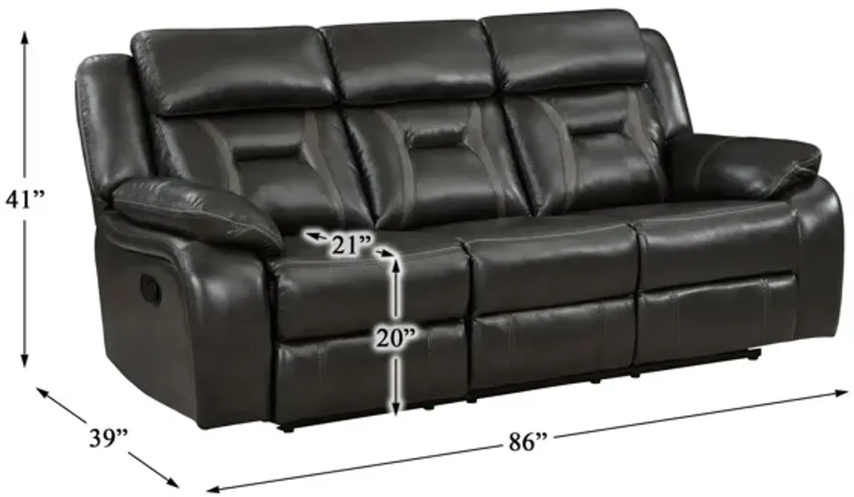 Austin Double Reclining Sofa