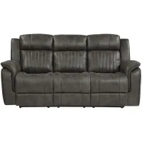 Spivey Double Reclining Sofa in Brownish Gray by Homelegance
