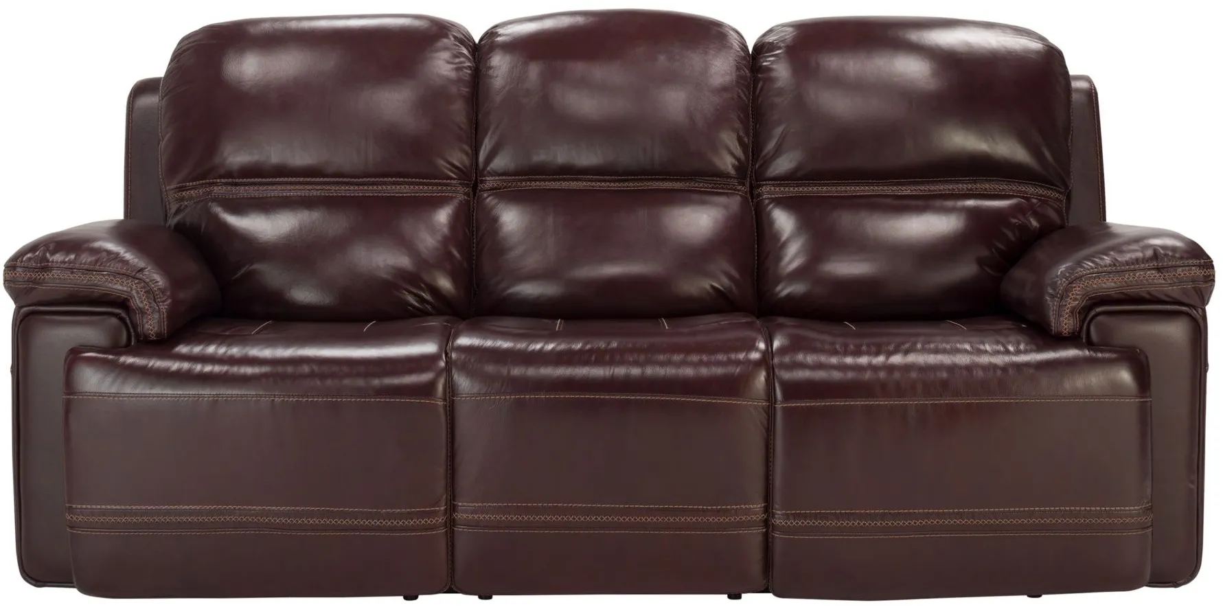 Harding Power Sofa w/Power Headrest in Brown by Davis Intl.