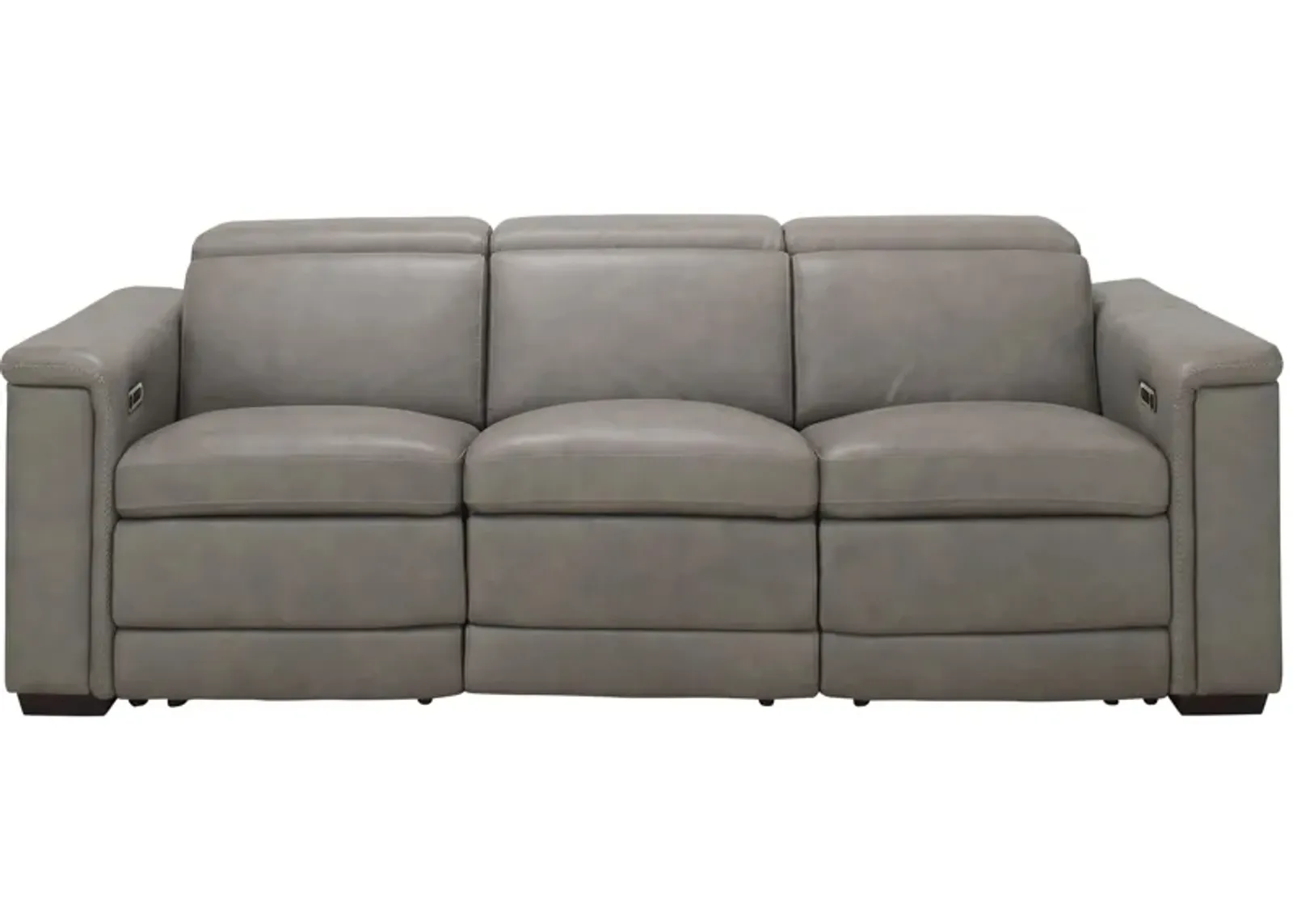 Finnegan Power Sofa w/ Power Headrest in Gray by Bernhardt