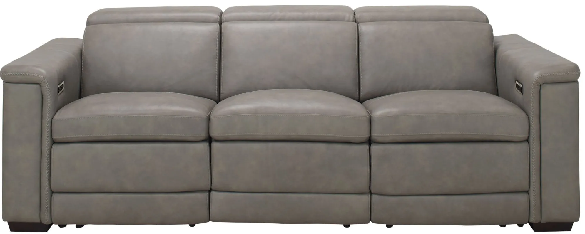 Finnegan Power Sofa w/Power Headrest in Gray by Bernhardt