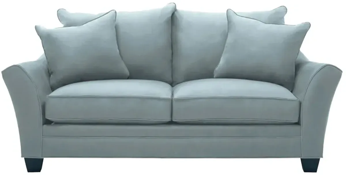 Briarwood Apartment Sofa in Suede So Soft Hydra by H.M. Richards