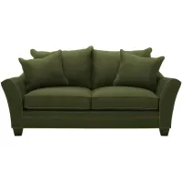 Briarwood Apartment Sofa in Suede So Soft Pine/Khaki by H.M. Richards