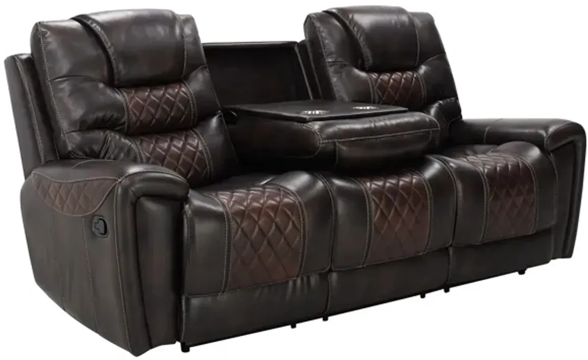 Corrigan Reclining Sofa w/ Drop Down Table