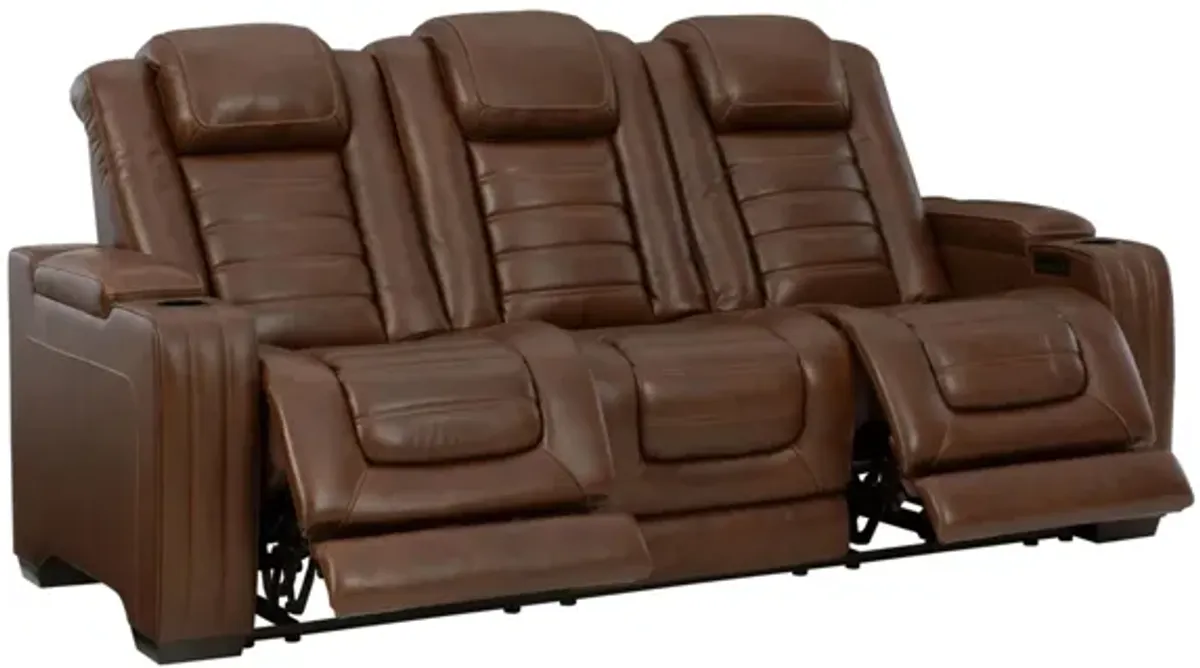 Backtrack Power Recliner Sofa with Adjustable Headrest