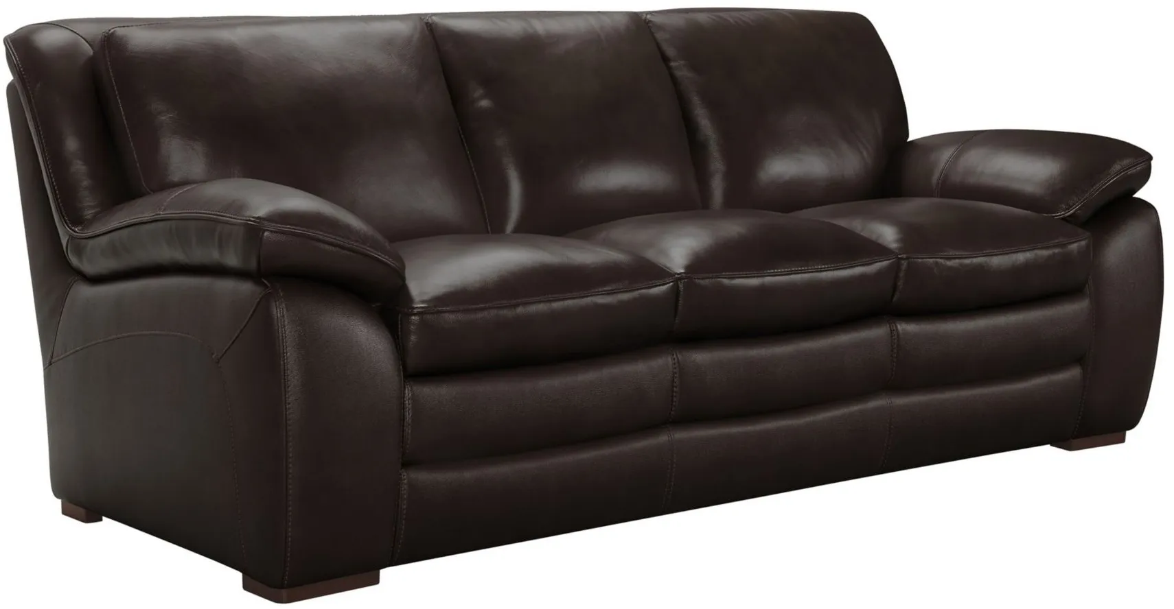 Bruno Sofa in Dark Brown by Armen Living