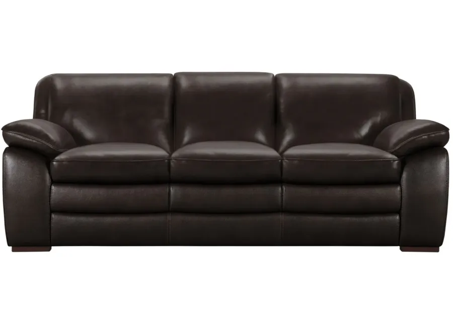 Bruno Sofa in Dark Brown by Armen Living