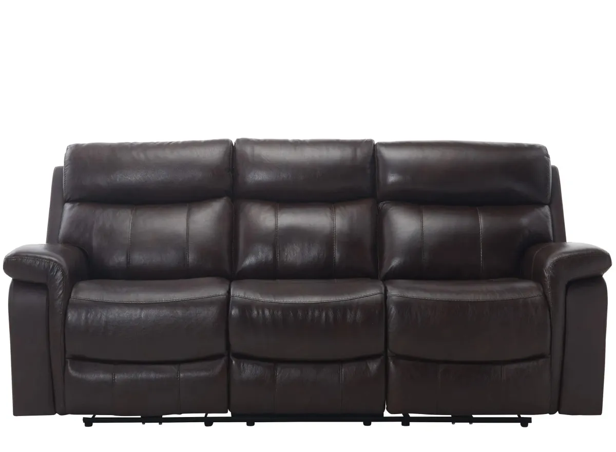 Xander Leather Power Sofa