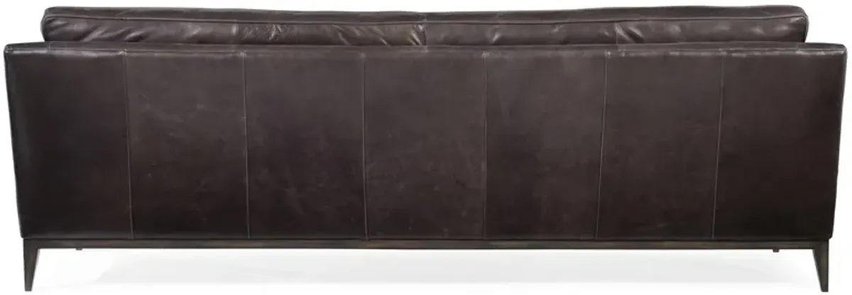 Kandor Leather Stationary Sofa