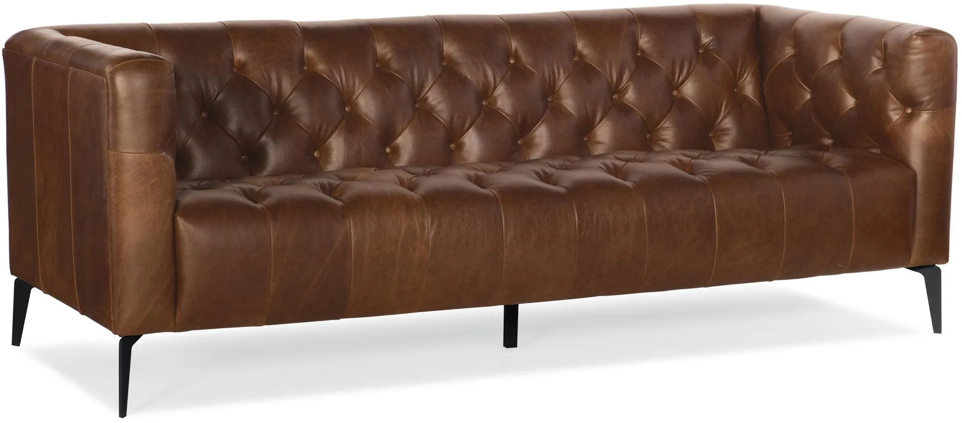 Nicolla Stationary Sofa in Brown by Hooker Furniture