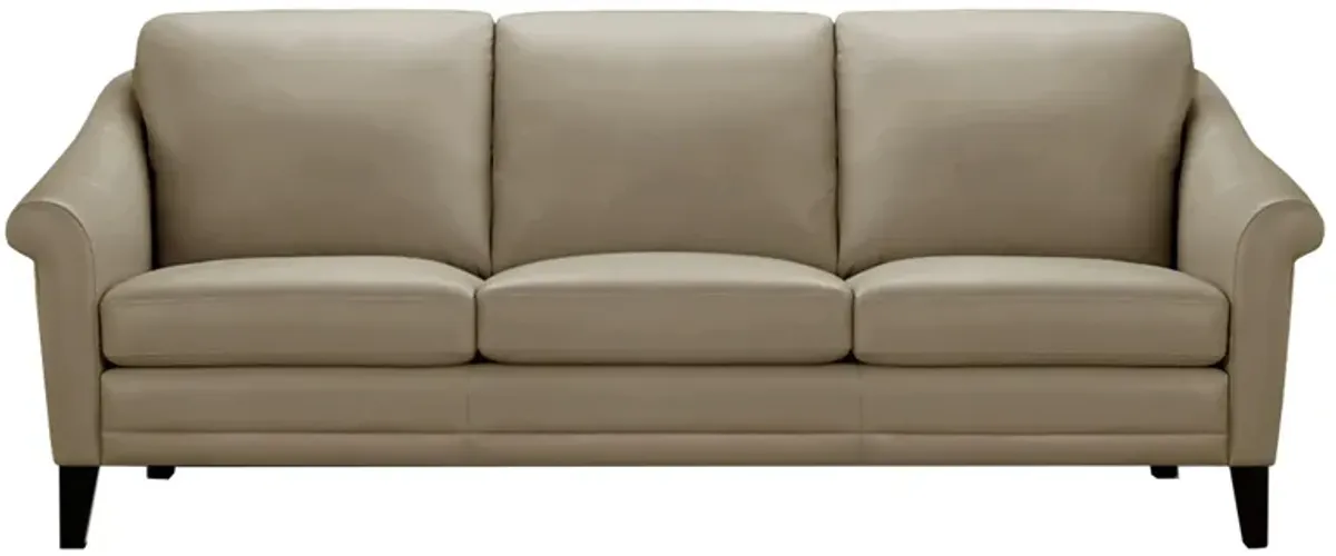 Soler Sofa in Beige by GTR Leather Inc