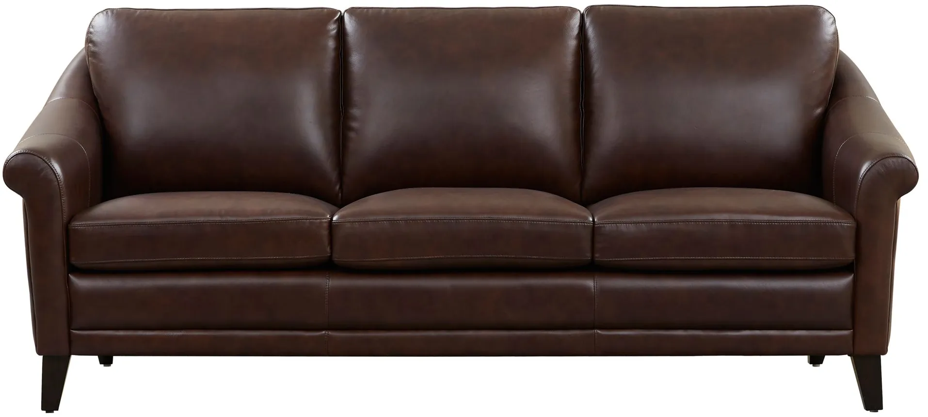Soler Sofa in Brown by GTR Leather Inc