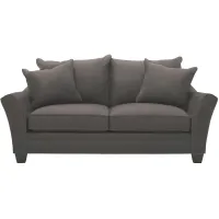 Briarwood Apartment Sofa in Suede So Soft Slate by H.M. Richards