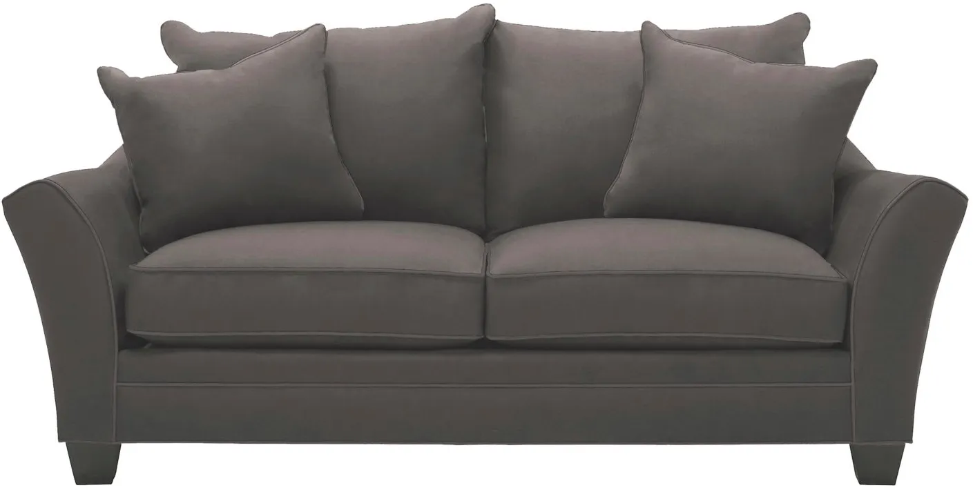 Briarwood Apartment Sofa in Suede So Soft Slate by H.M. Richards
