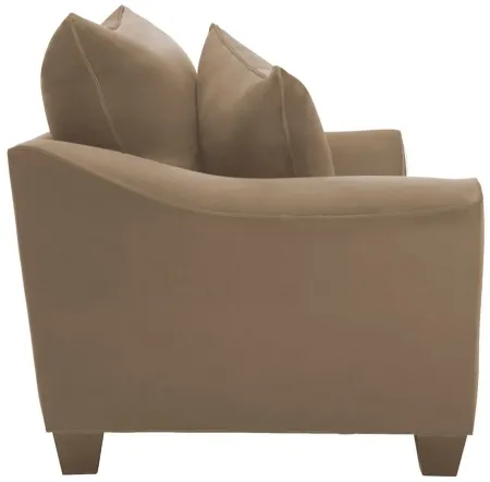 Briarwood Apartment Sofa in Suede So Soft Khaki by H.M. Richards