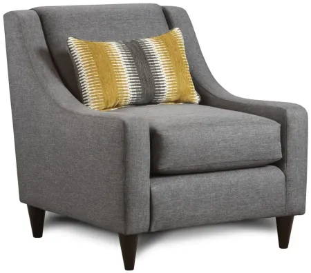 Willoughby Accent Chair in Maxwell Gray by Fusion Furniture