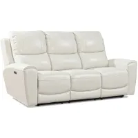 Laurel Power Reclining Sofa in Ivory by Steve Silver Co.