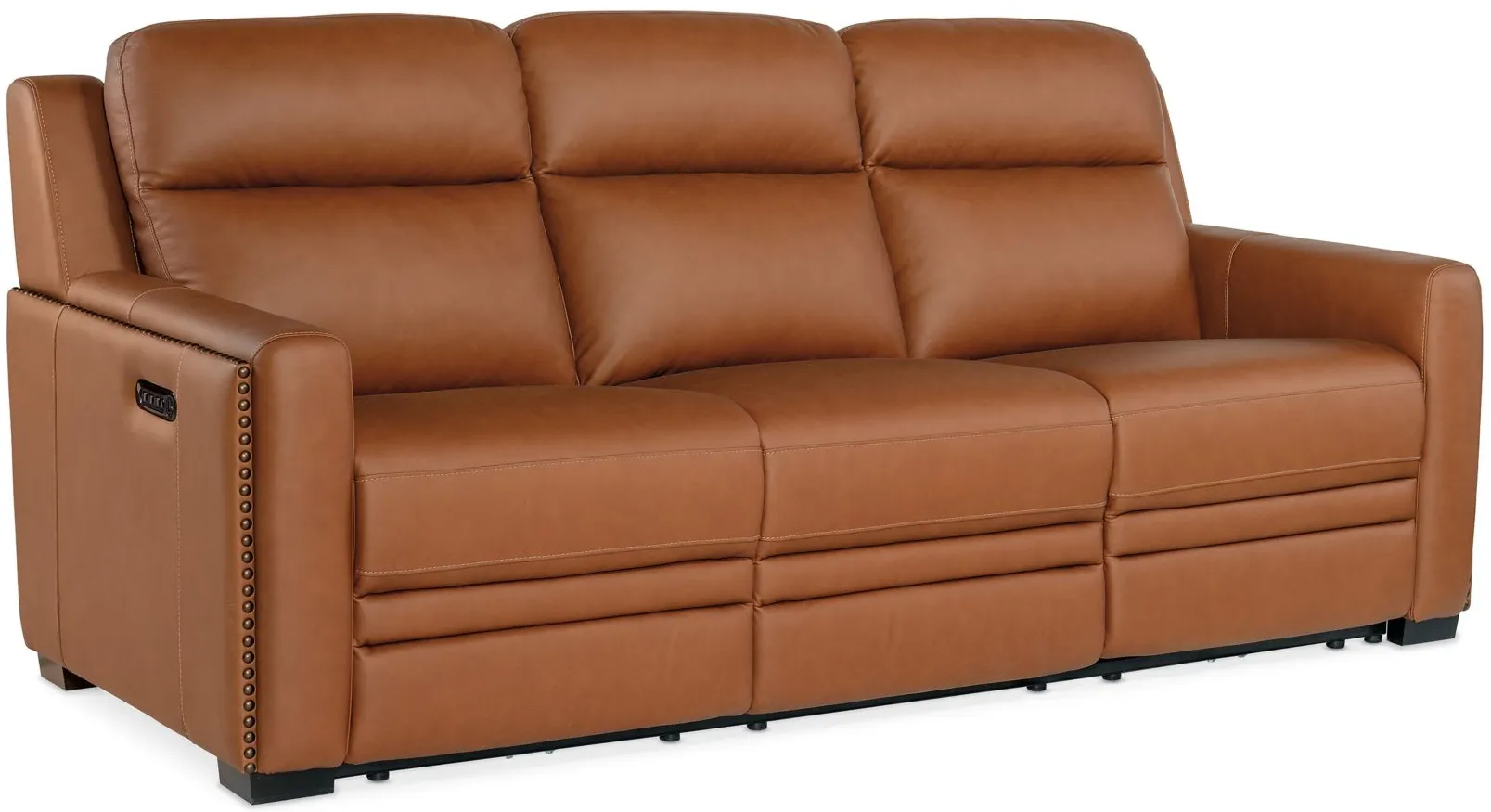 McKinley Power Sofa in Candid Spice by Hooker Furniture