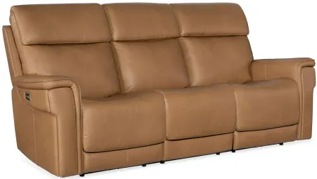 Lyra Zero Gravity Power Sofa with Power Headrest in Sahara Sandalwood by Hooker Furniture