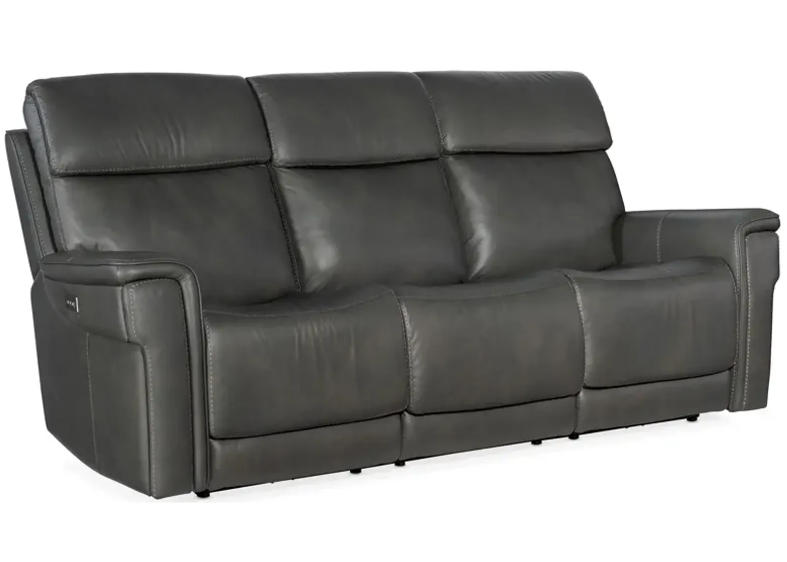 Lyra Zero Gravity Power Sofa with Power Headrest in Sahara Dorina Gray by Hooker Furniture