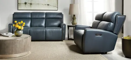 Ruthe ZeroG Power Sofa in Salvo Denim by Hooker Furniture