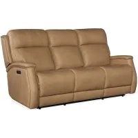 Rhea Zero Gravity Power Recline Sofa with Power Headrest in Sahara Sand by Hooker Furniture