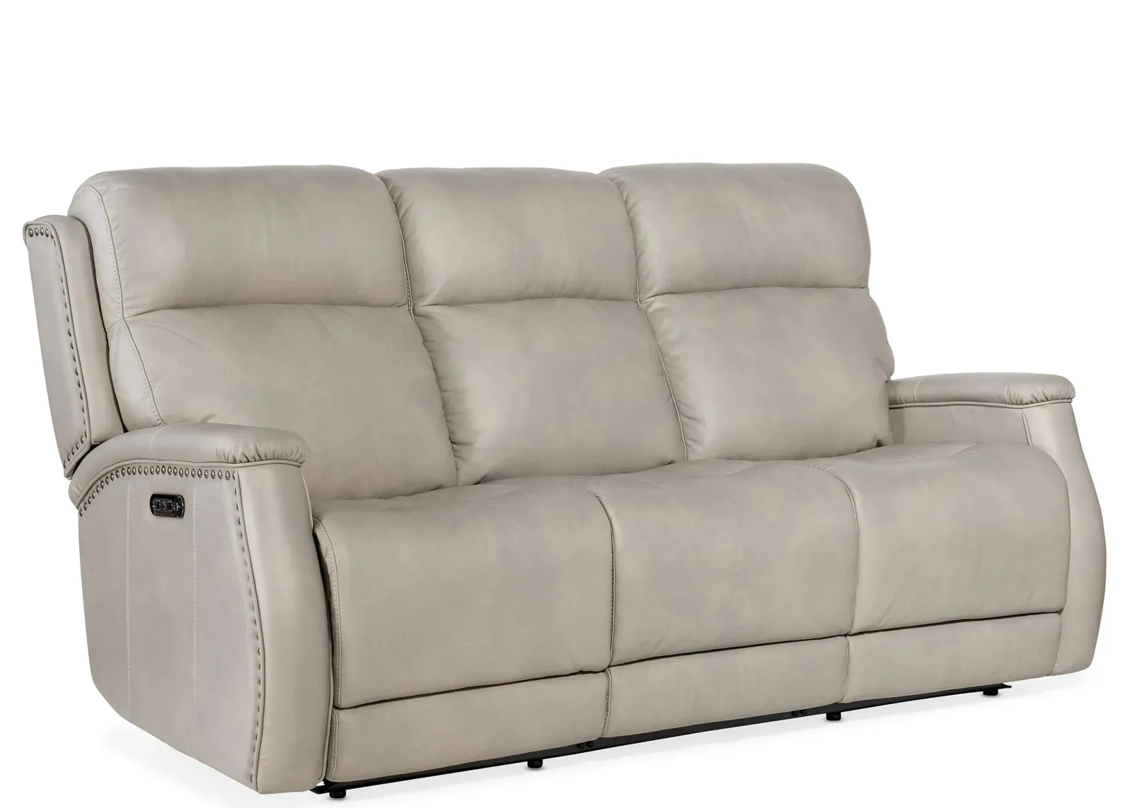 Rhea Zero Gravity Power Recline Sofa with Power Headrest in Sahara Ash by Hooker Furniture