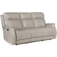 Rhea Zero Gravity Power Recline Sofa with Power Headrest in Sahara Ash by Hooker Furniture