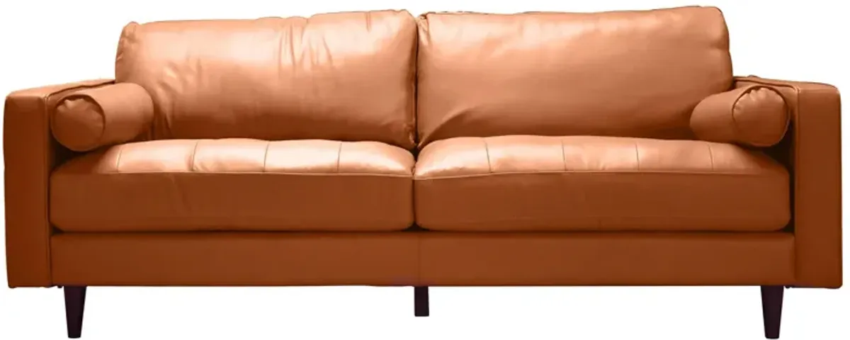 Amara Sofa in Cognac by Lea Unlimited