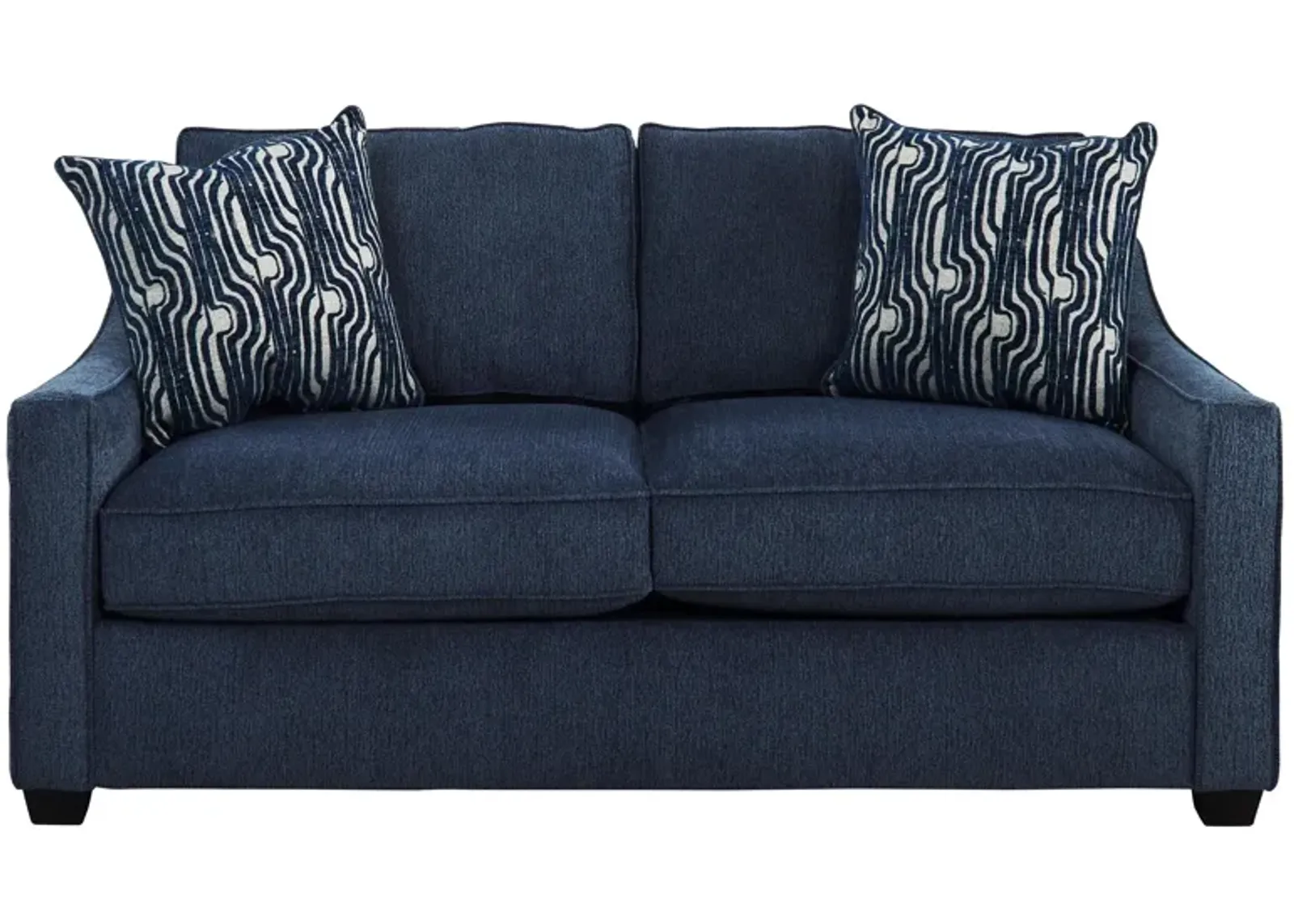 Arro Loveseat in Plush Navy by Behold Washington