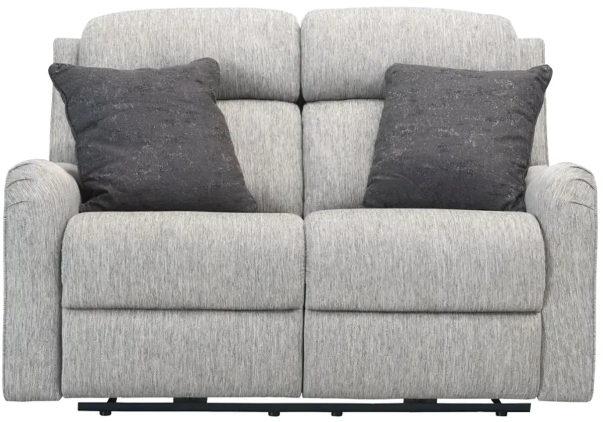 Waverly Power Loveseat w/ Power Headrest in Gray by Bellanest