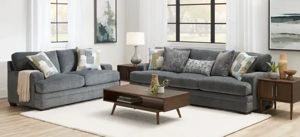 Norlin Loveseat in Gray by Behold Washington