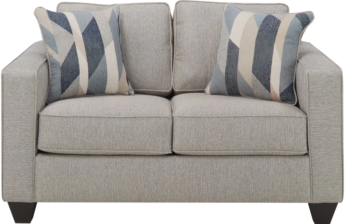 Odelle Loveseat in Gray by Albany Furniture