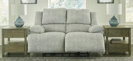 McClelland Reclining Loveseat in Gray by Ashley Furniture