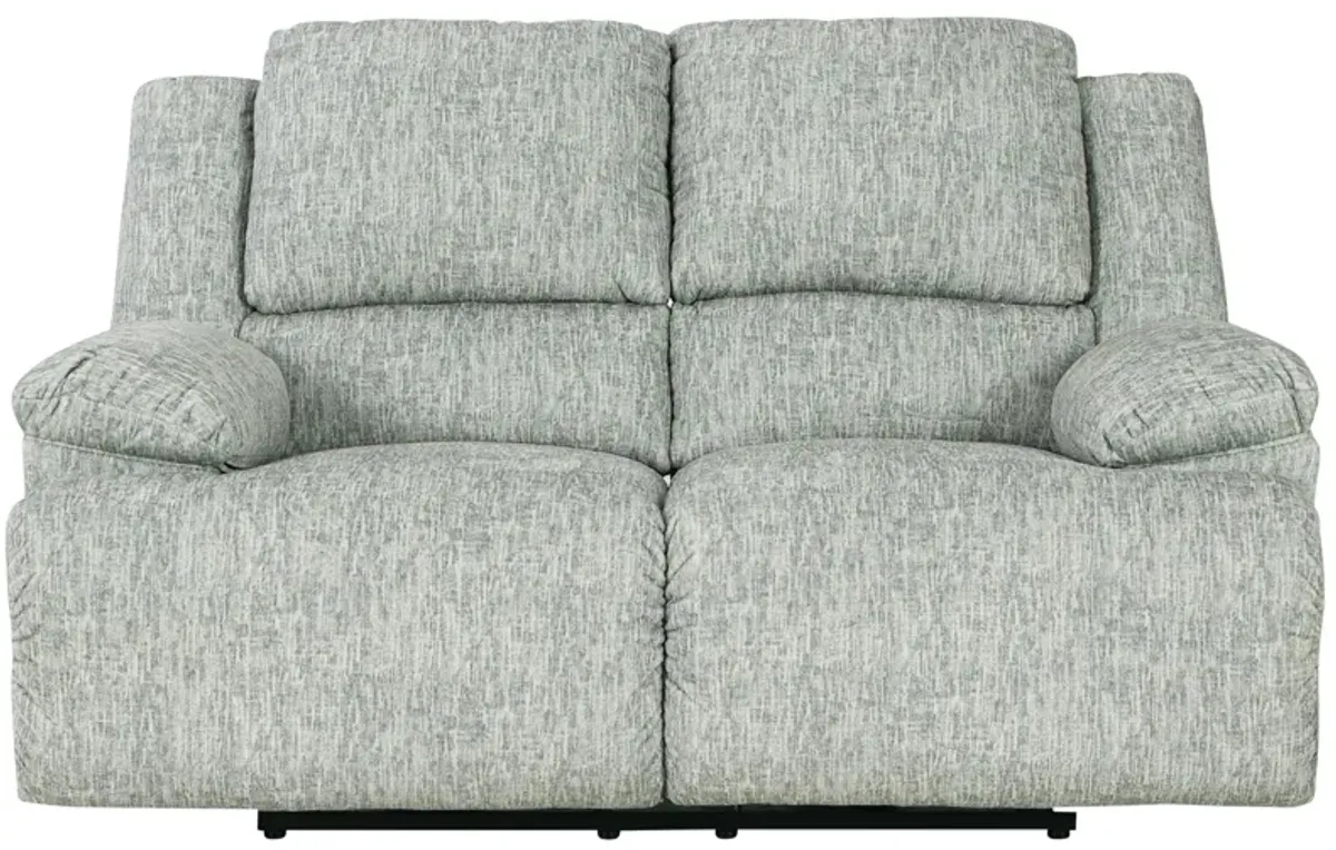 McClelland Reclining Loveseat in Gray by Ashley Furniture