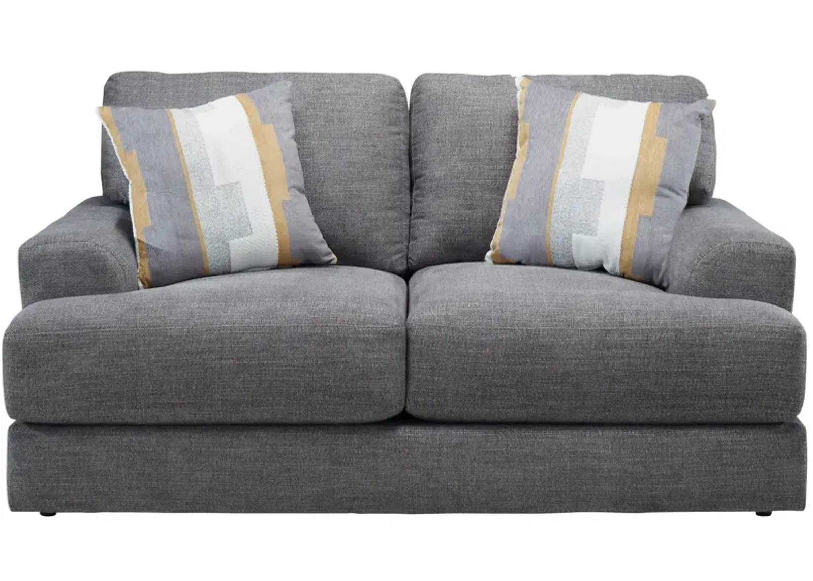 Sundera Loveseat in Balin Charcoal by Behold Washington