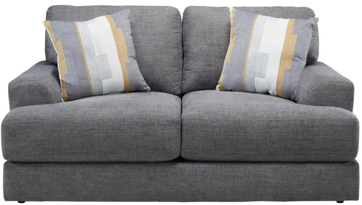 Sundera Loveseat in Balin Charcoal by Behold Washington