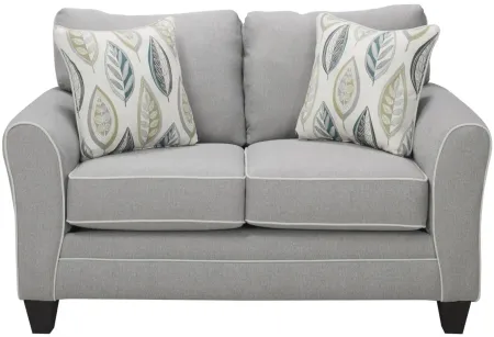 Bodey Loveseat in Gray by Fusion Furniture