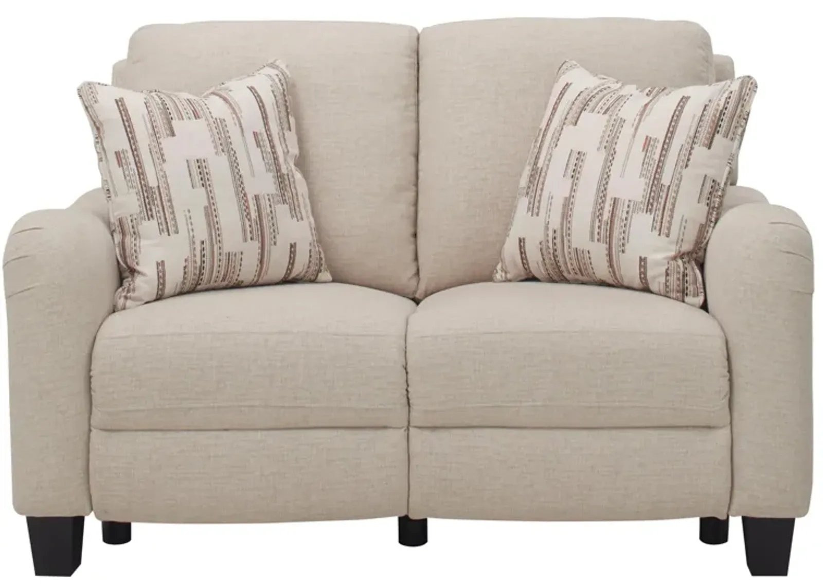 Dillon Power-Reclining Loveseat in Beige by Bellanest