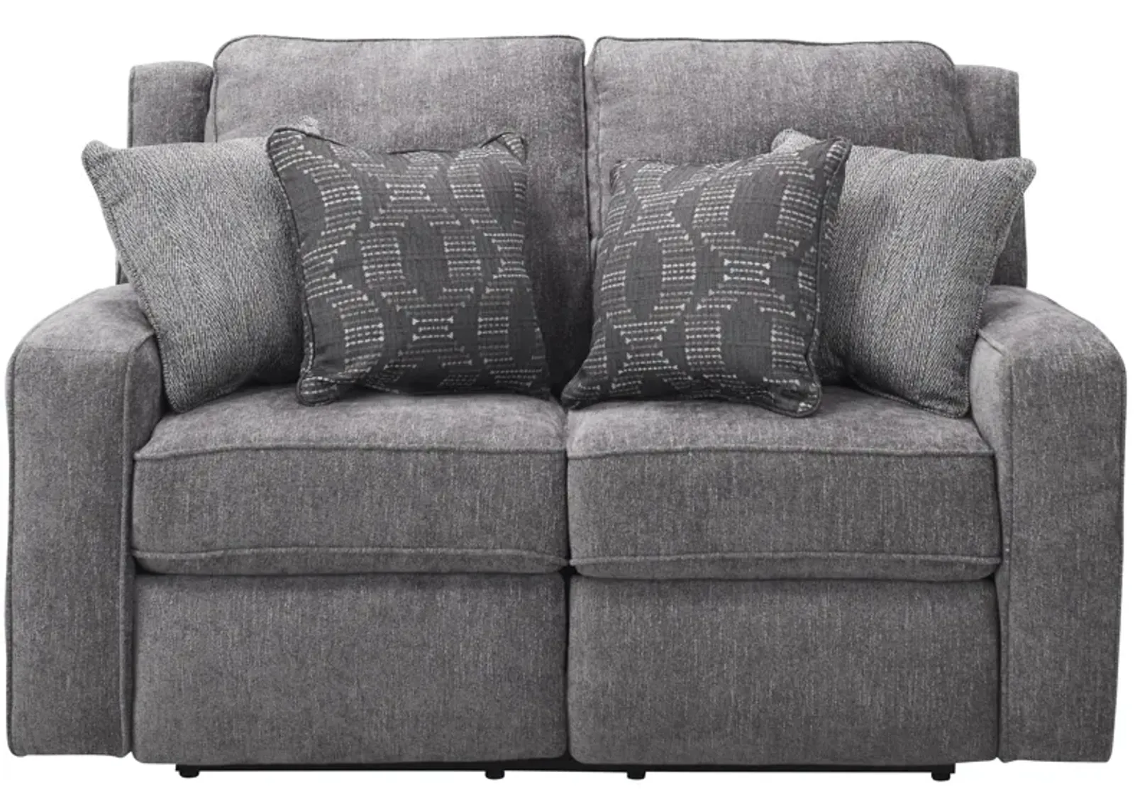 Reese Power Loveseat w/ Power Headrest in Gray by Southern Motion