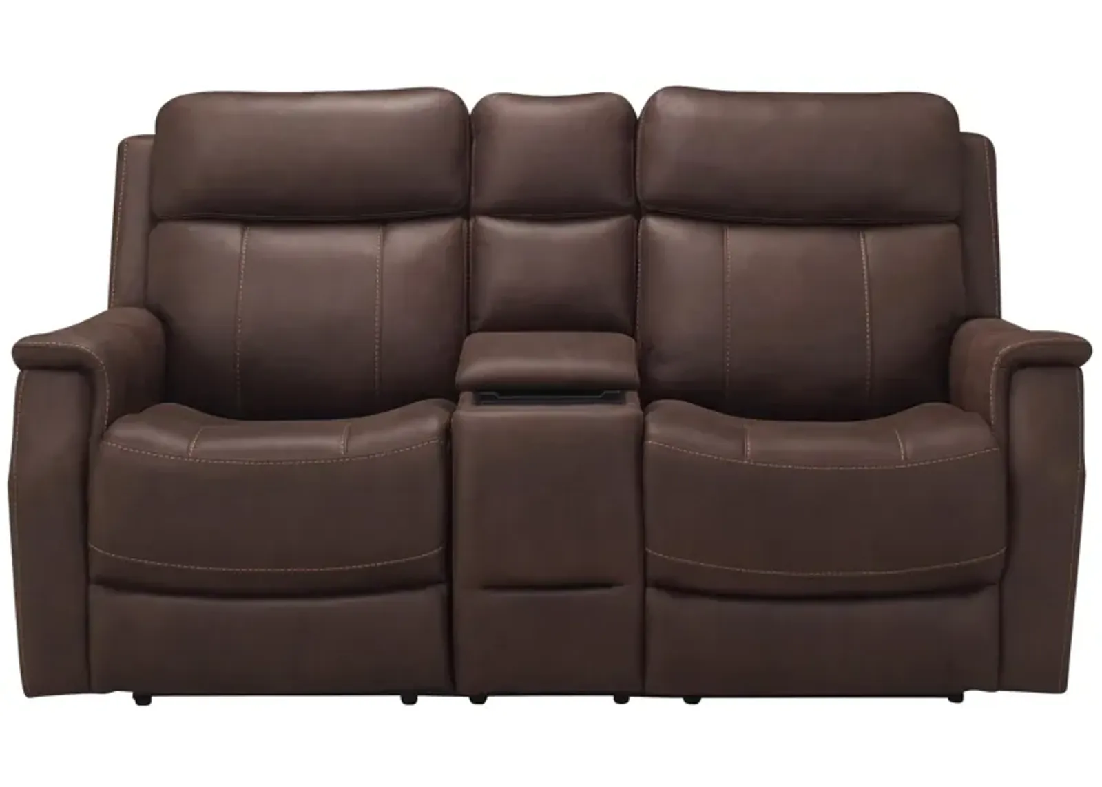 Rendall Power Console Layflat Loveseat in Brown by Bellanest