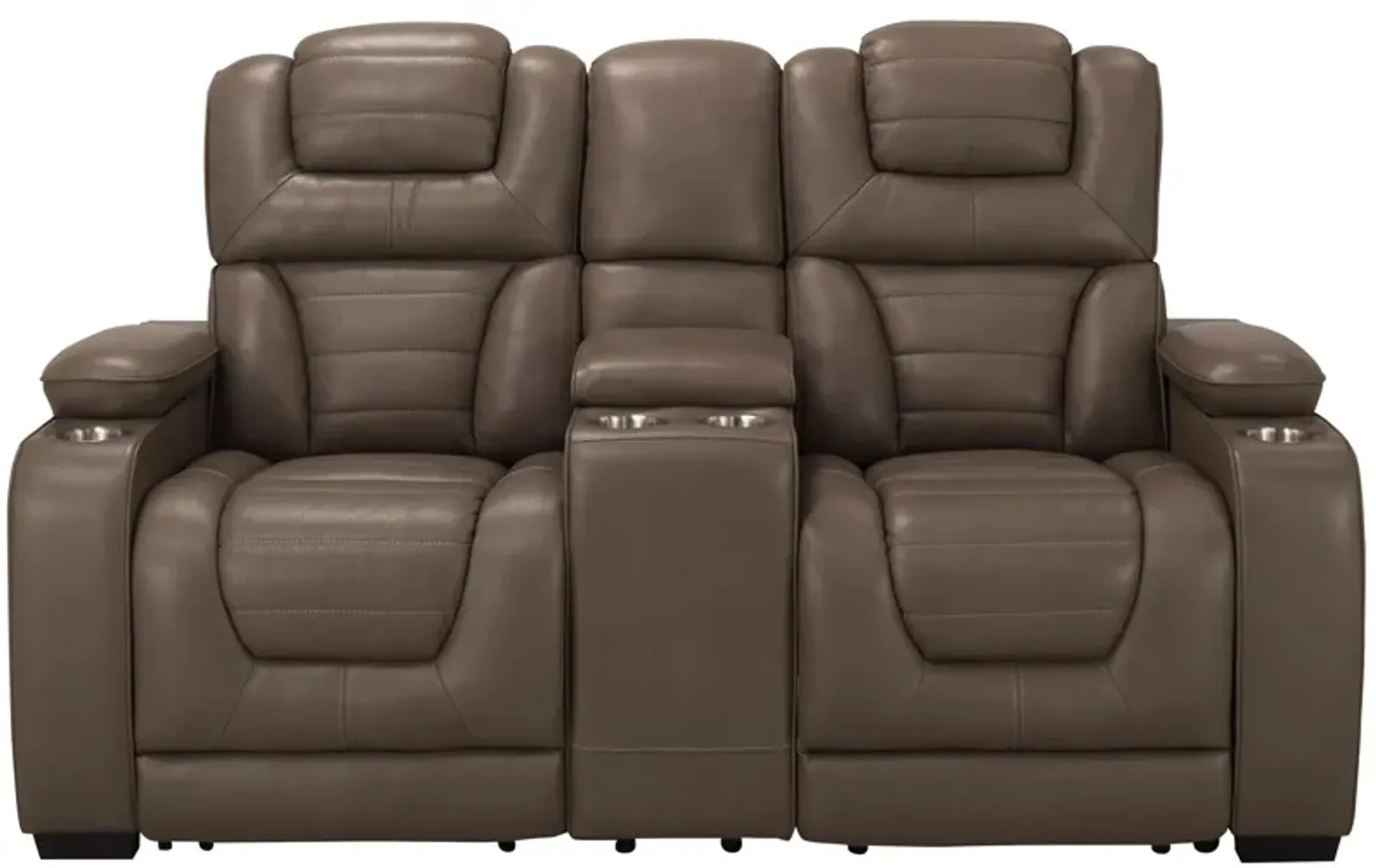 Othello Power Console Loveseat w/Power Headrest