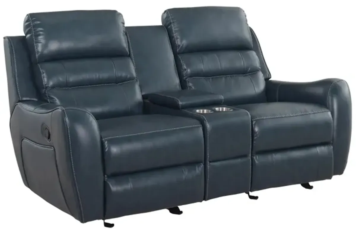 Keegan Reclining Glider Console Loveseat