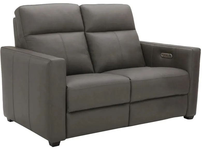 Broadway Power Reclining Loveseat in Shale by Flexsteel