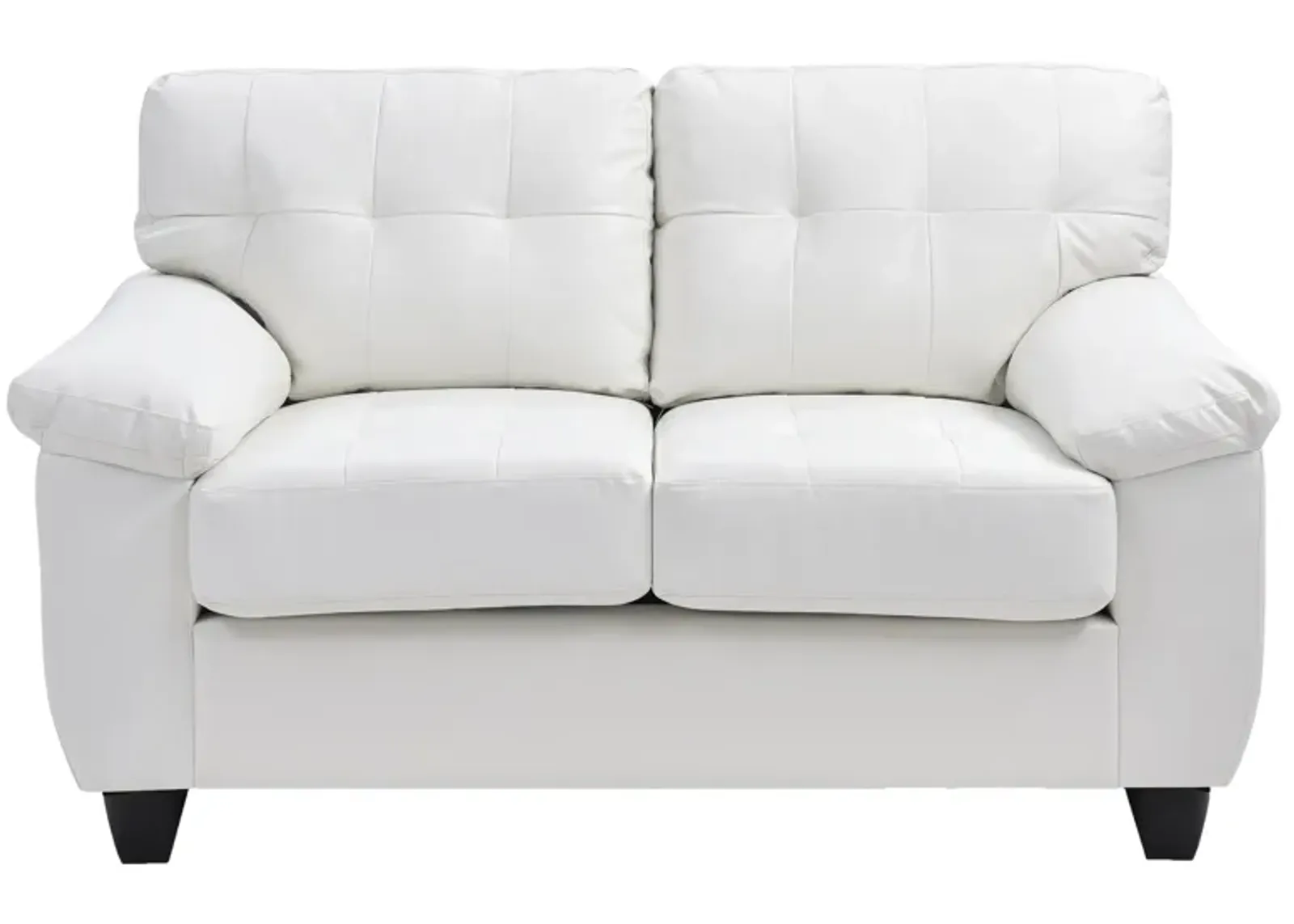 Gallant Loveseat in White by Glory Furniture