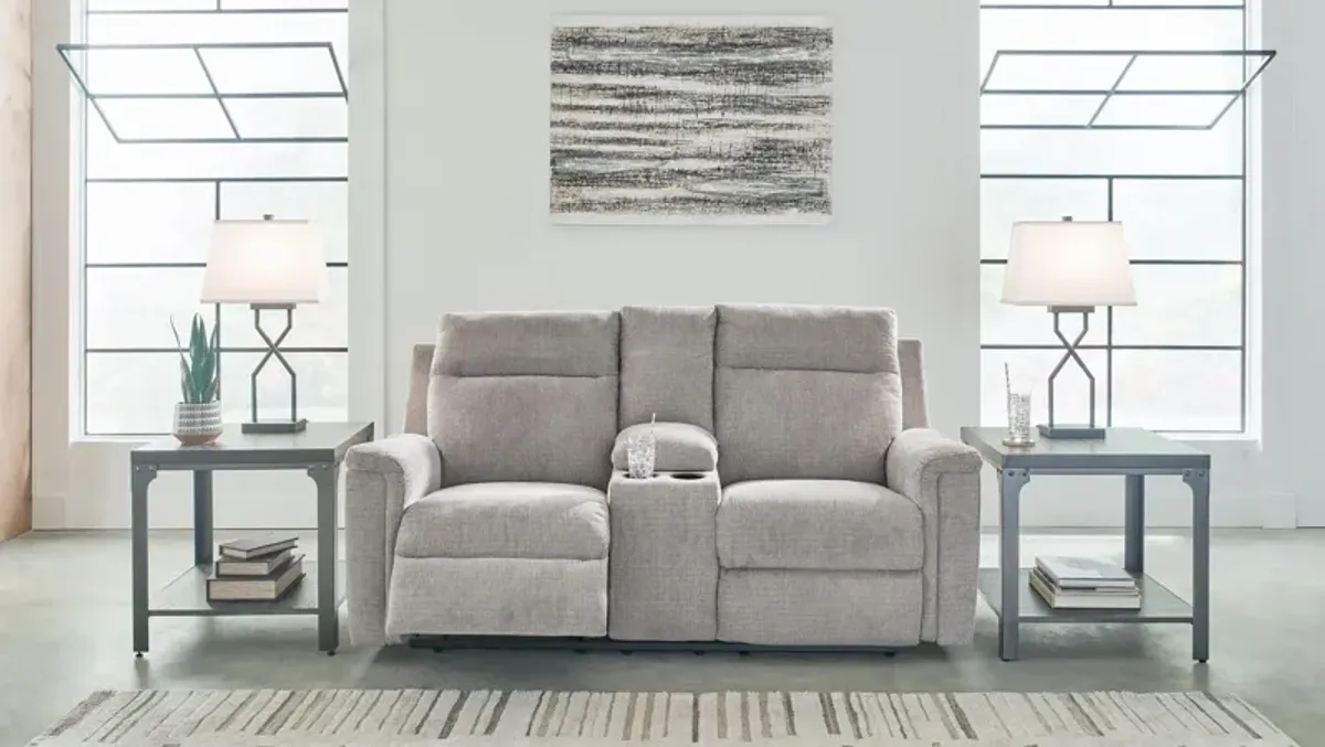 Barnsana Power Reclining Loveseat with Console