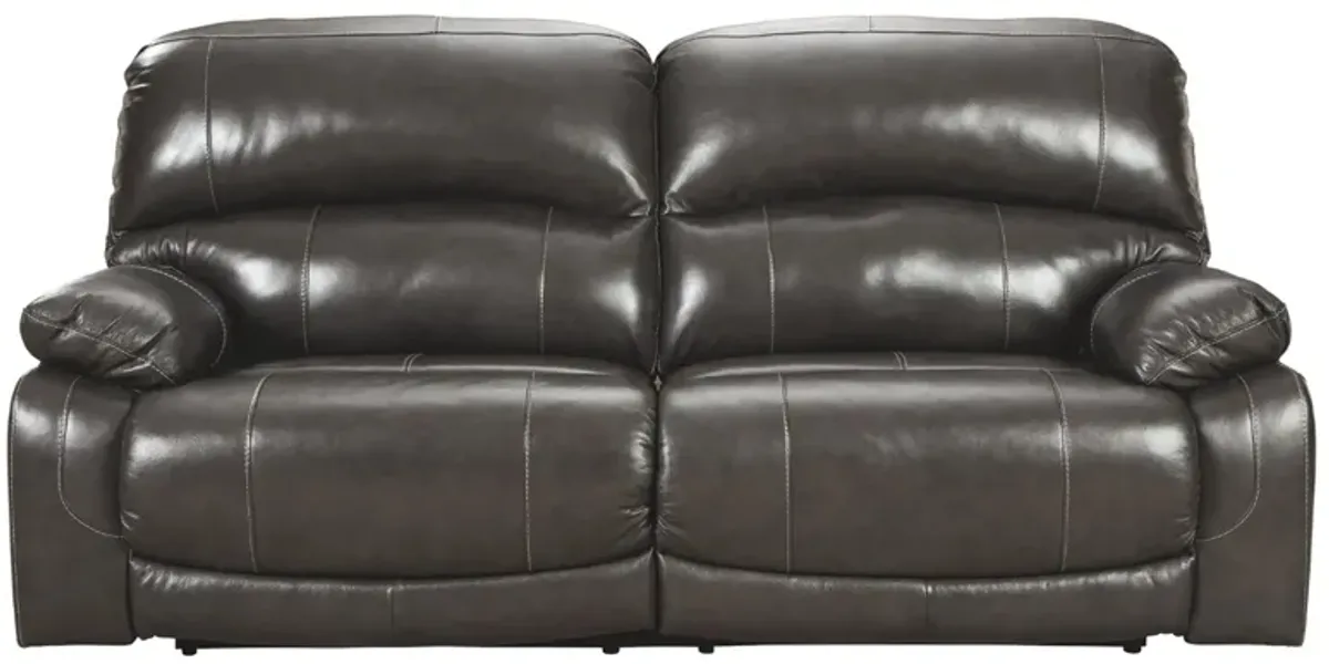 Hallstrung Power Reclining Sofa in Gray by Ashley Furniture