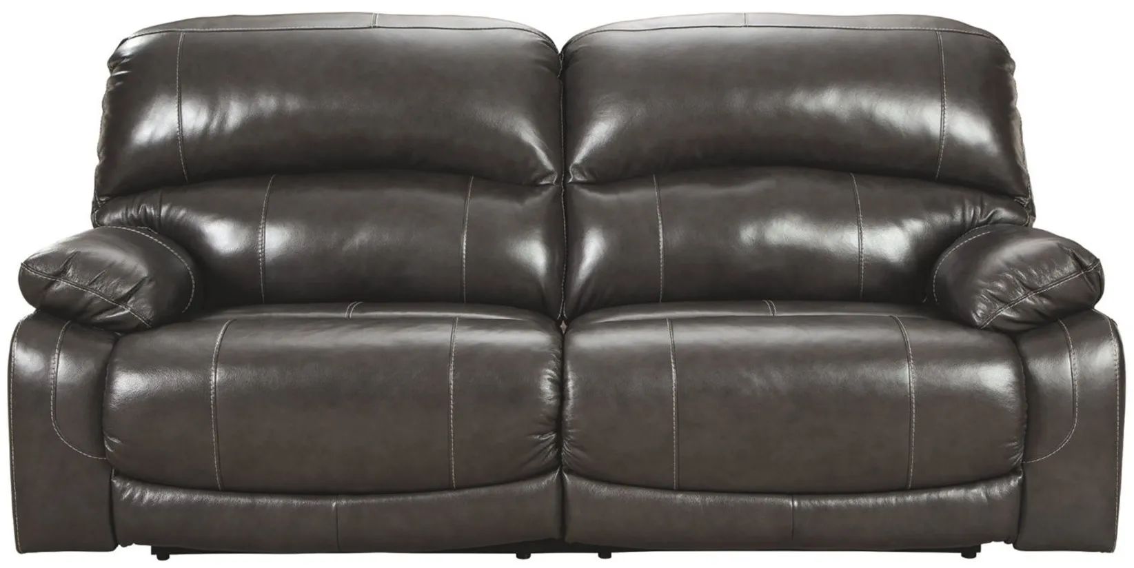 Hallstrung Power Reclining Sofa in Gray by Ashley Furniture