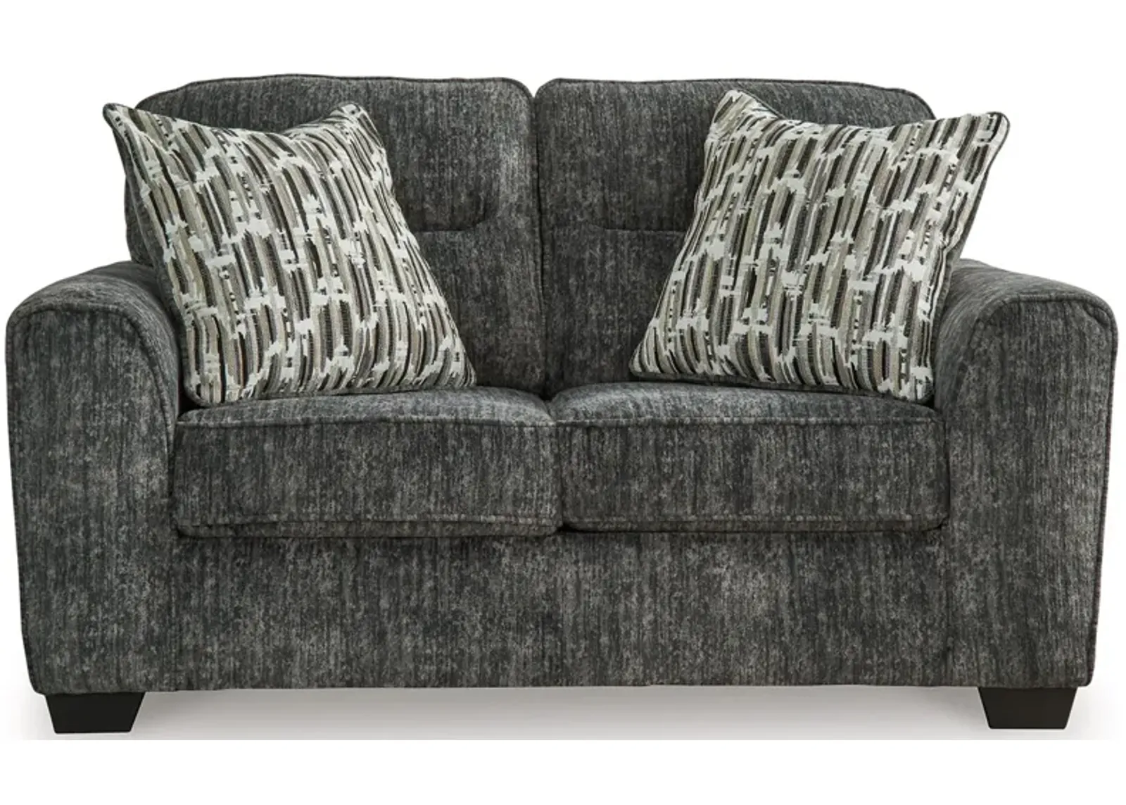 Lonoke Loveseat in Gunmetal by Ashley Furniture